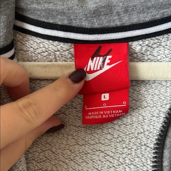 Nike Charcoal Full-Zip Hoodie - Picture 4 of 5